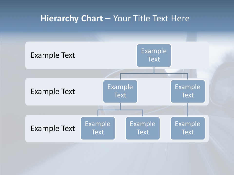 Automobile Speedlight Driveway PowerPoint Template