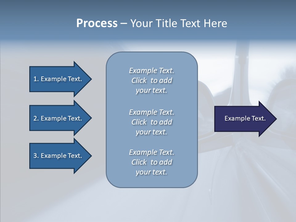 Automobile Speedlight Driveway PowerPoint Template