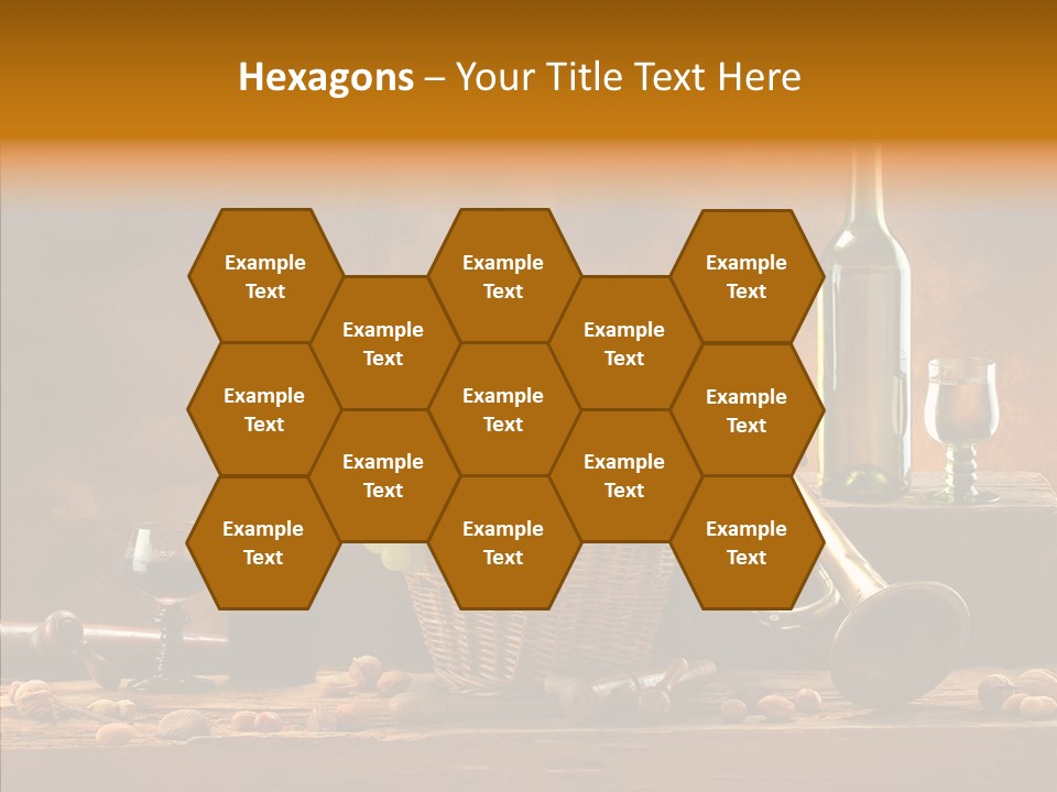 Wooden Wood Trumpet PowerPoint Template