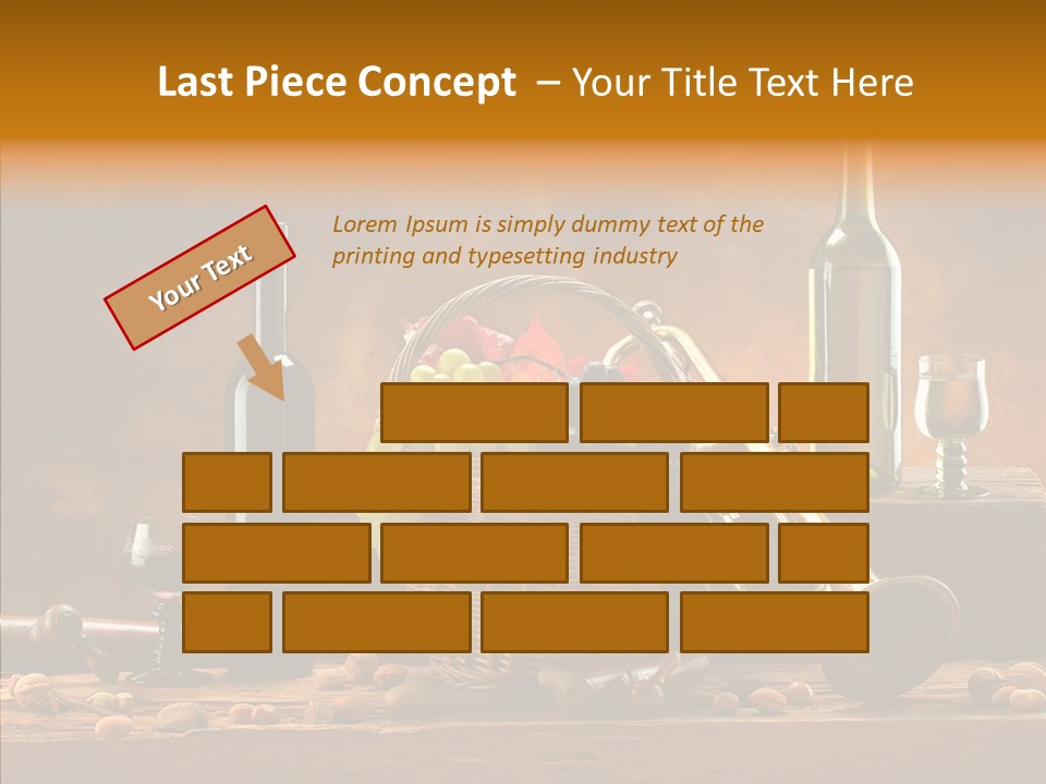 Wooden Wood Trumpet PowerPoint Template