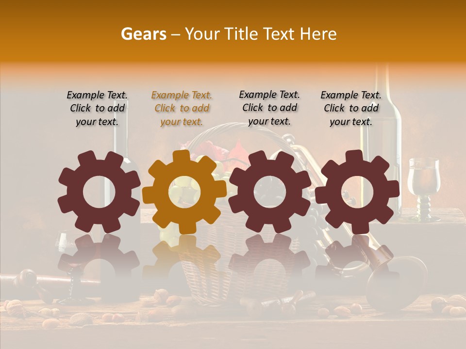 Wooden Wood Trumpet PowerPoint Template