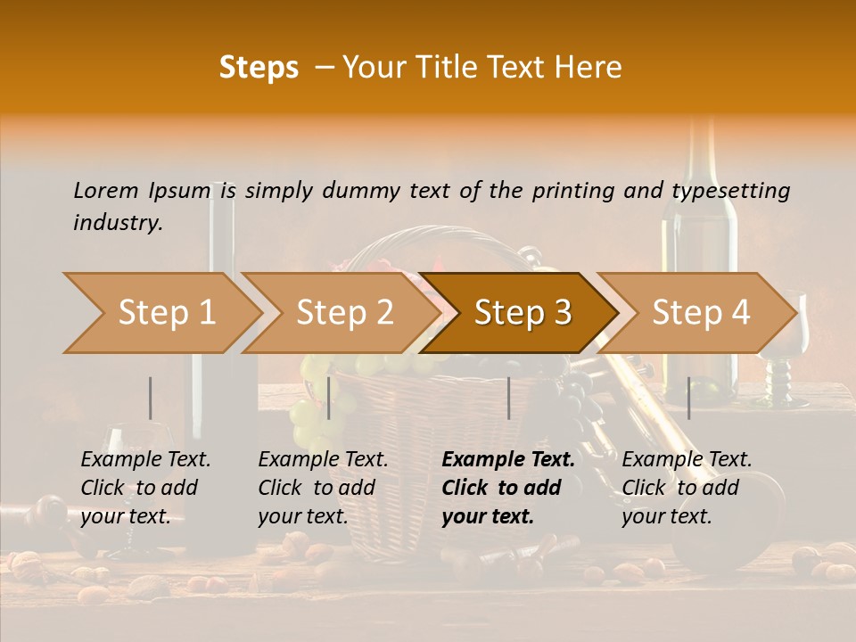 Wooden Wood Trumpet PowerPoint Template