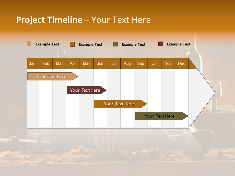 Wooden Wood Trumpet PowerPoint Template