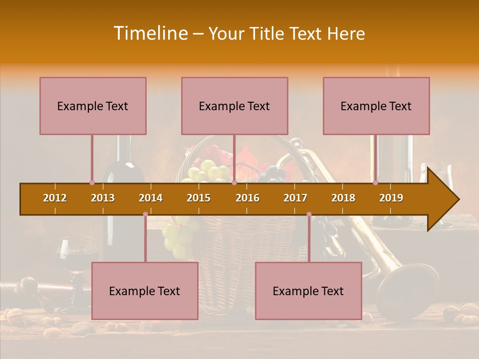 Wooden Wood Trumpet PowerPoint Template