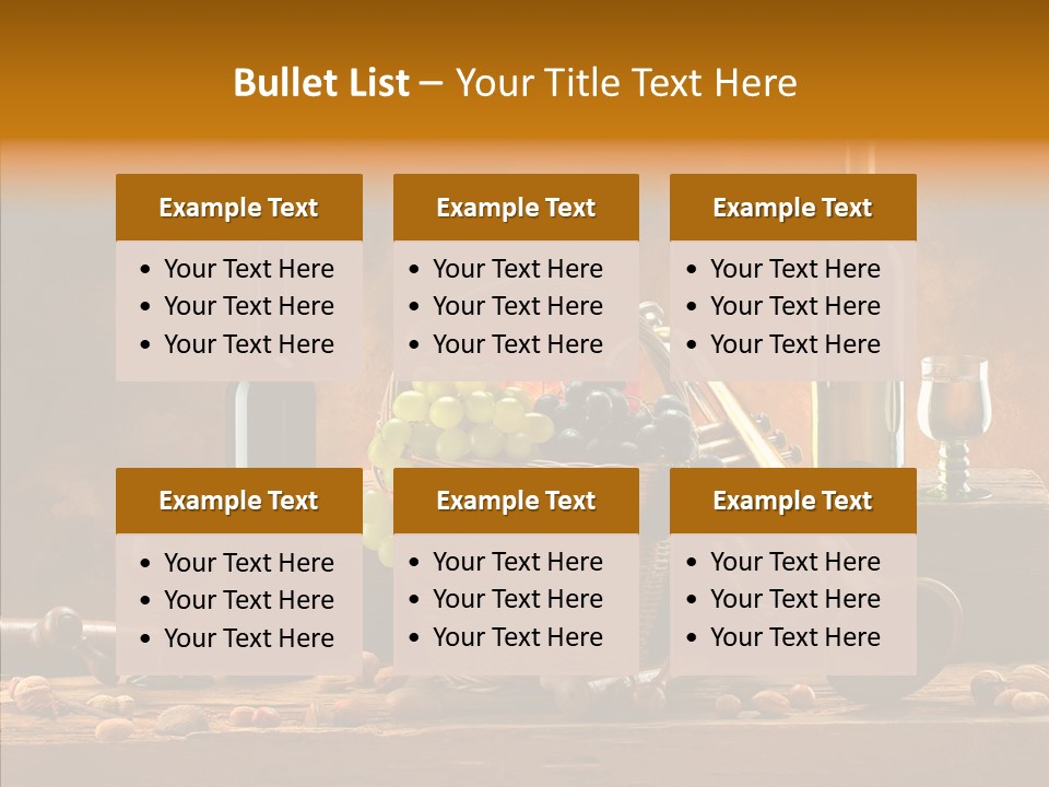 Wooden Wood Trumpet PowerPoint Template