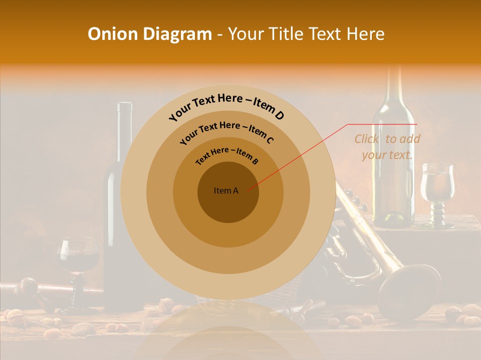 Wooden Wood Trumpet PowerPoint Template