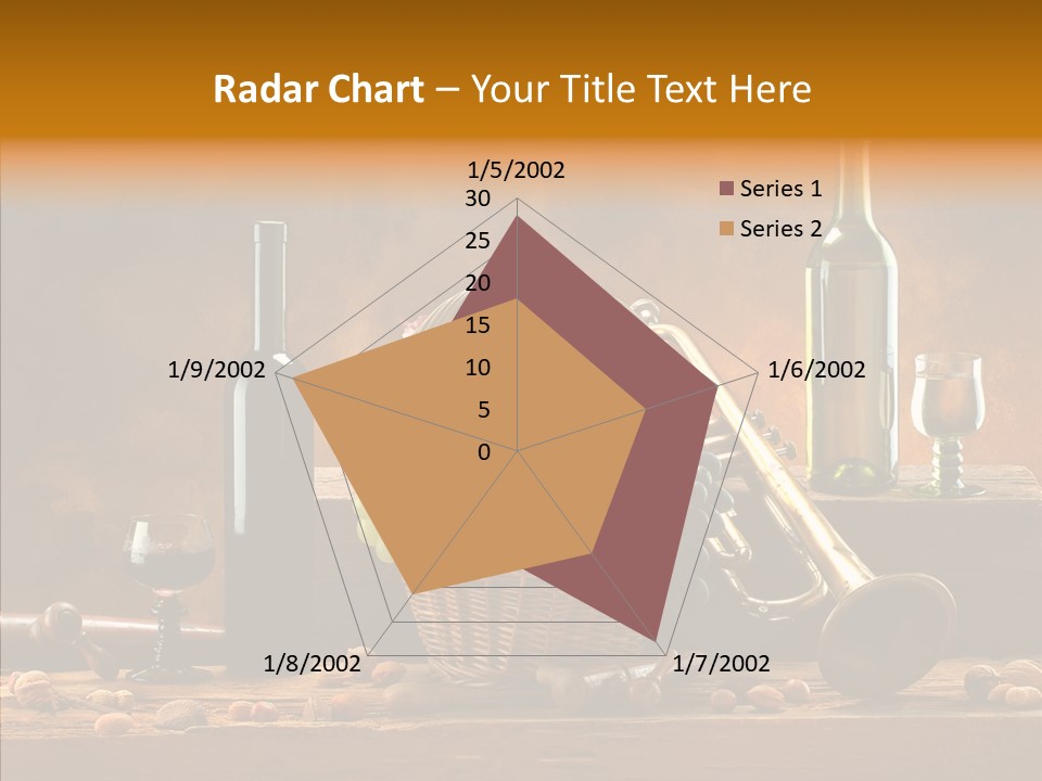 Wooden Wood Trumpet PowerPoint Template
