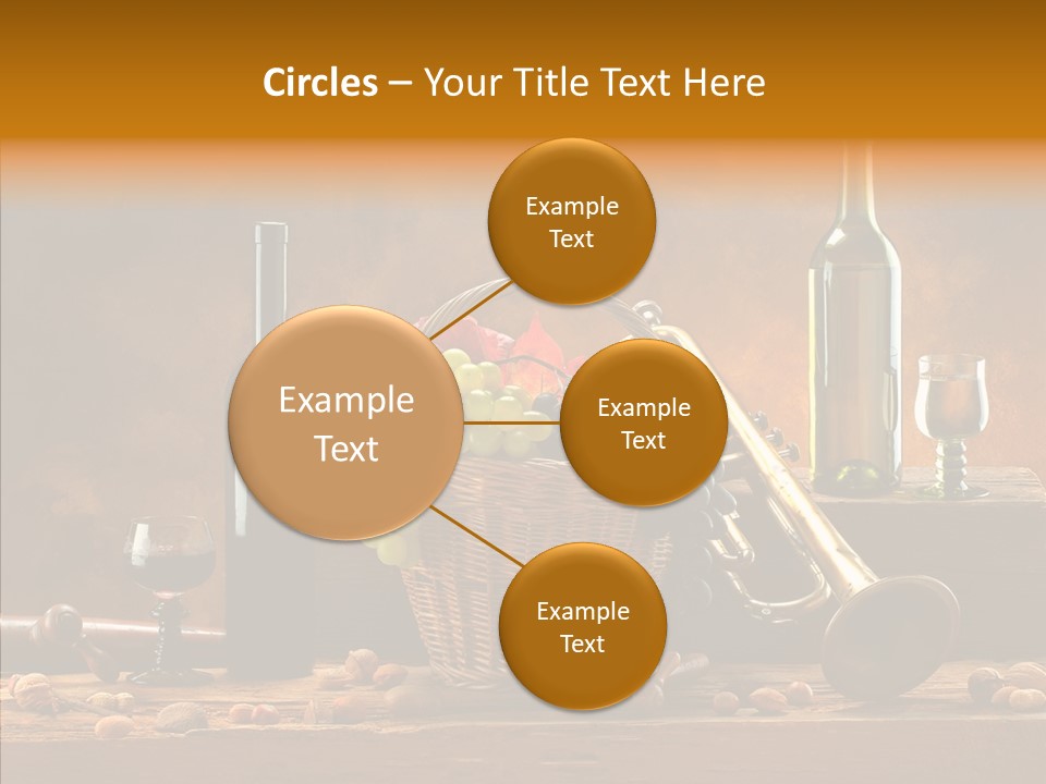 Wooden Wood Trumpet PowerPoint Template