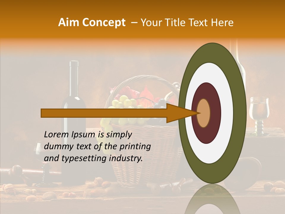 Wooden Wood Trumpet PowerPoint Template