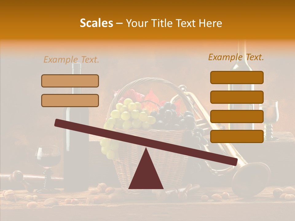 Wooden Wood Trumpet PowerPoint Template