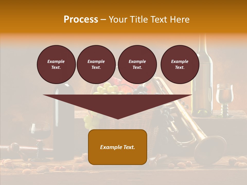 Wooden Wood Trumpet PowerPoint Template
