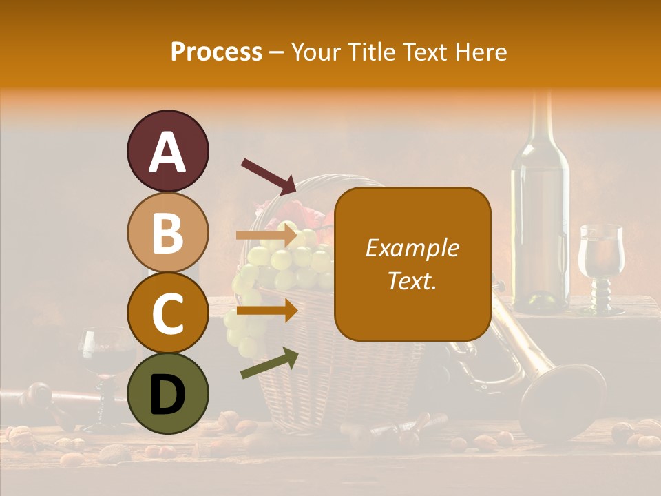 Wooden Wood Trumpet PowerPoint Template