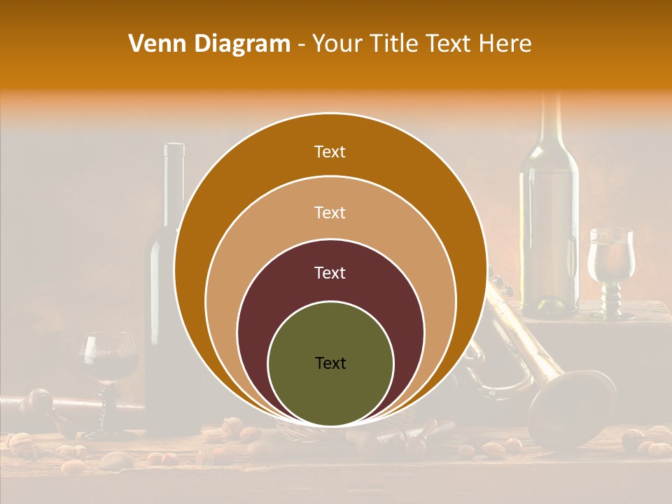 Wooden Wood Trumpet PowerPoint Template