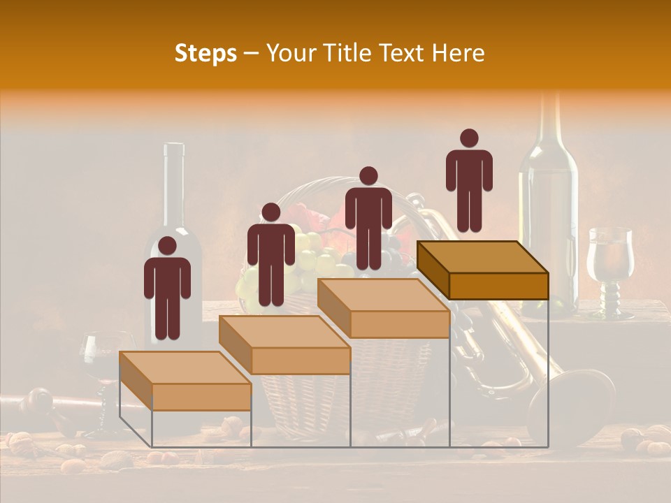 Wooden Wood Trumpet PowerPoint Template