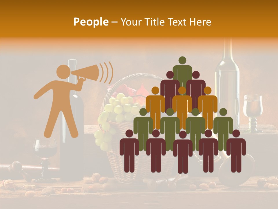 Wooden Wood Trumpet PowerPoint Template