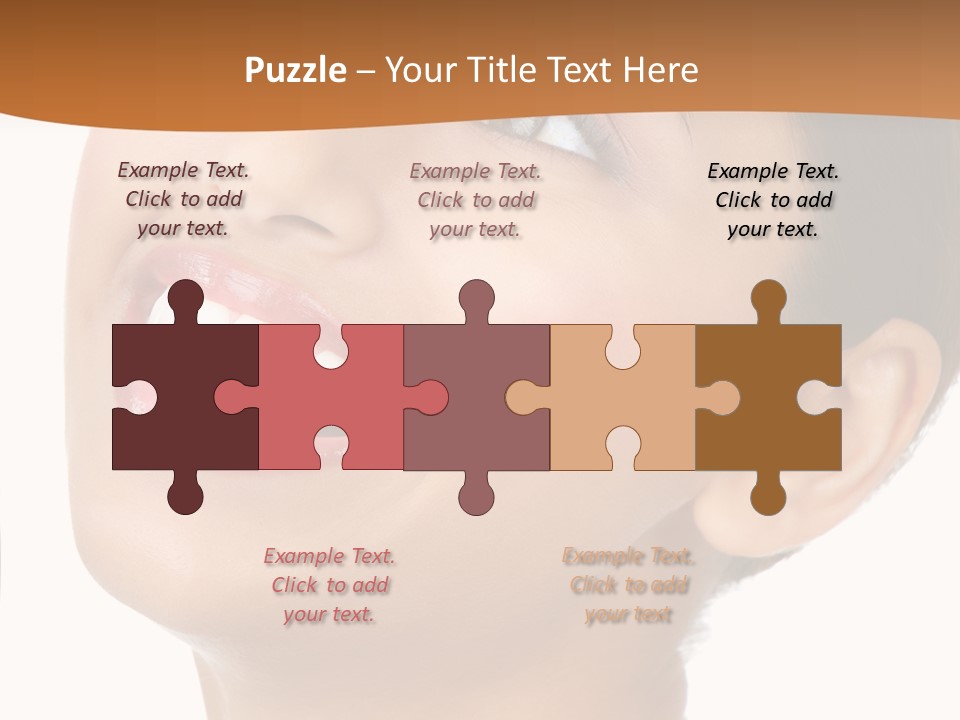 Skincare Isolated Lips PowerPoint Template