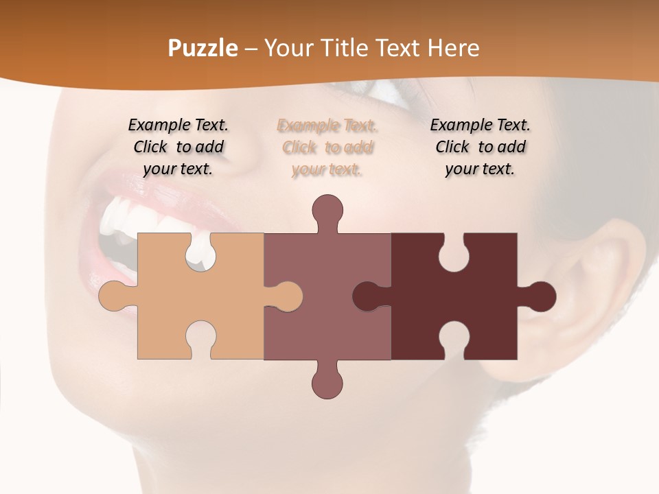 Skincare Isolated Lips PowerPoint Template