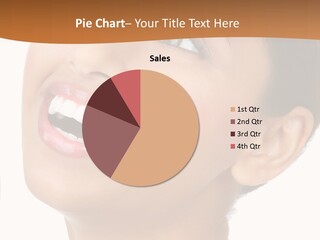 Skincare Isolated Lips PowerPoint Template