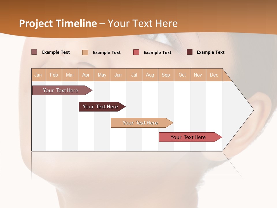 Skincare Isolated Lips PowerPoint Template