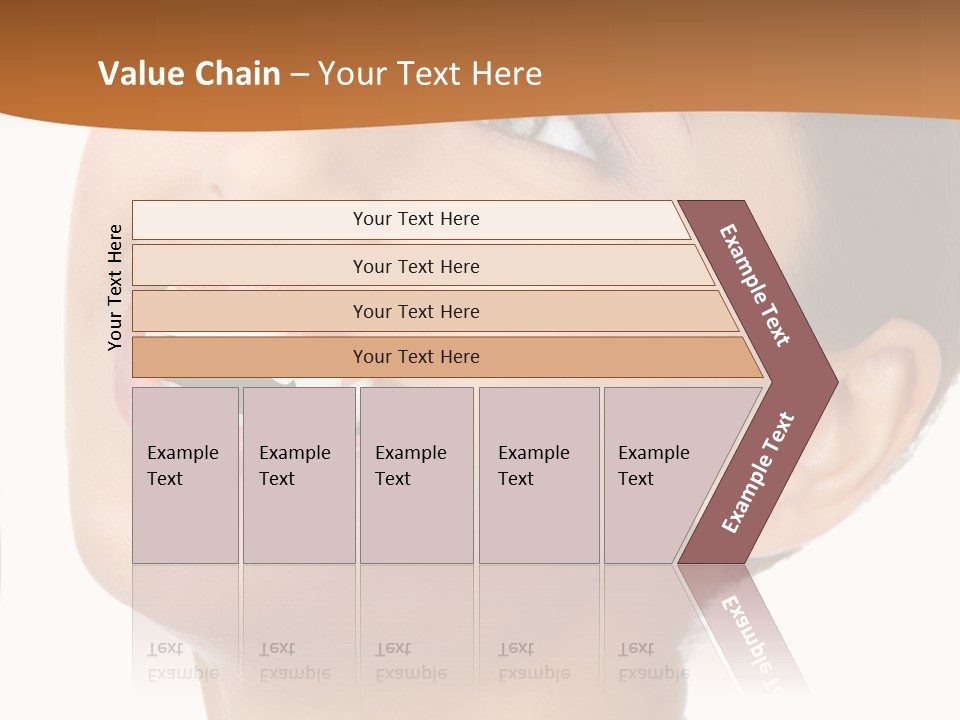 Skincare Isolated Lips PowerPoint Template