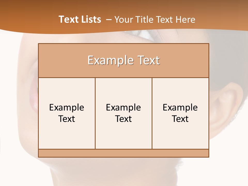 Skincare Isolated Lips PowerPoint Template