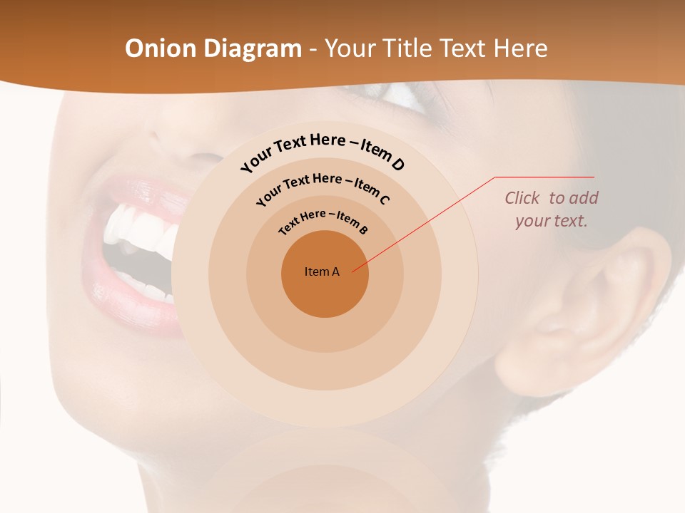 Skincare Isolated Lips PowerPoint Template