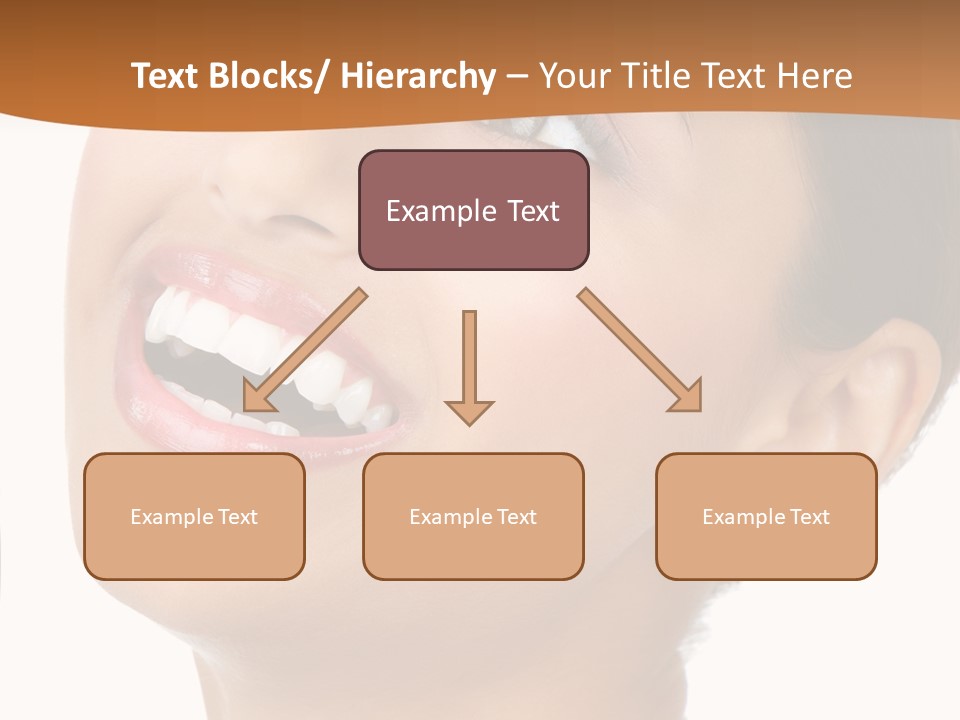Skincare Isolated Lips PowerPoint Template