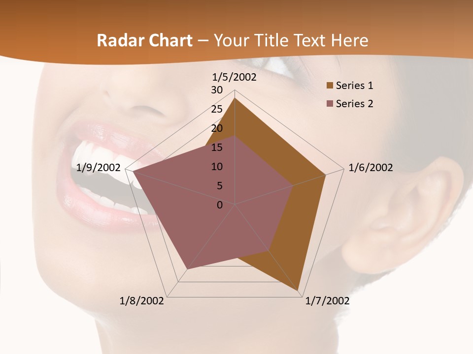 Skincare Isolated Lips PowerPoint Template