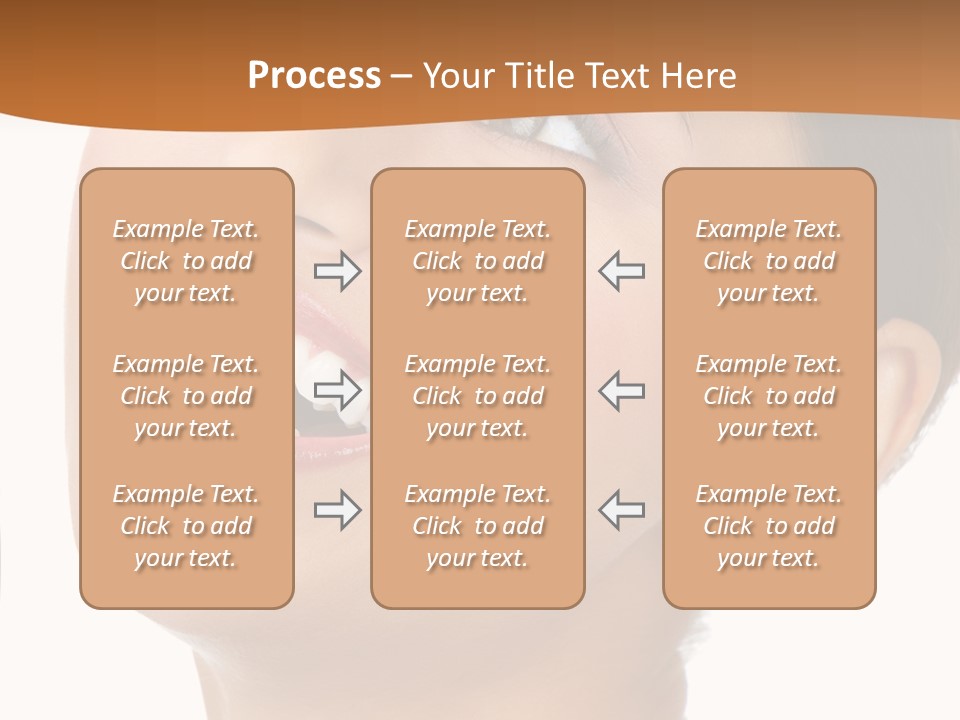 Skincare Isolated Lips PowerPoint Template