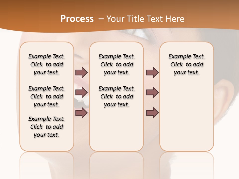 Skincare Isolated Lips PowerPoint Template