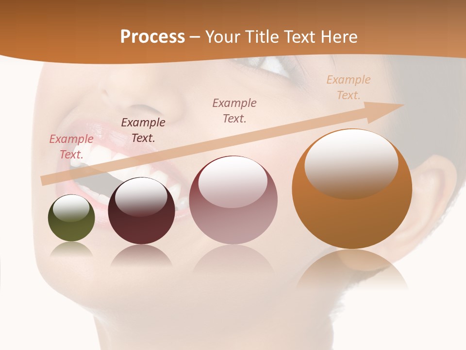 Skincare Isolated Lips PowerPoint Template