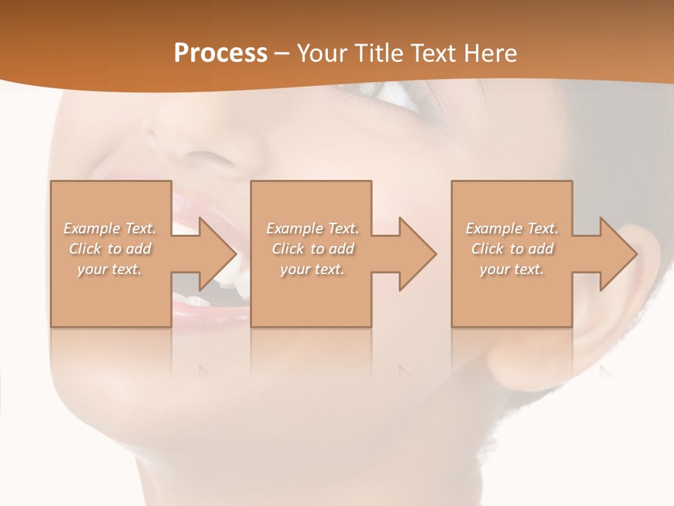 Skincare Isolated Lips PowerPoint Template