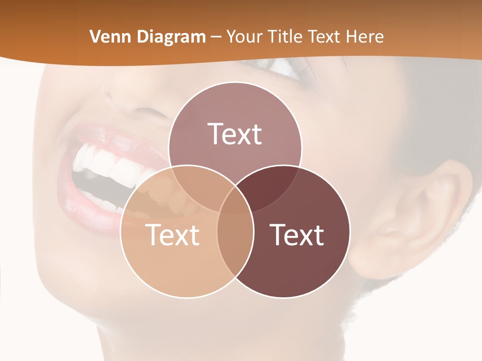 Skincare Isolated Lips PowerPoint Template