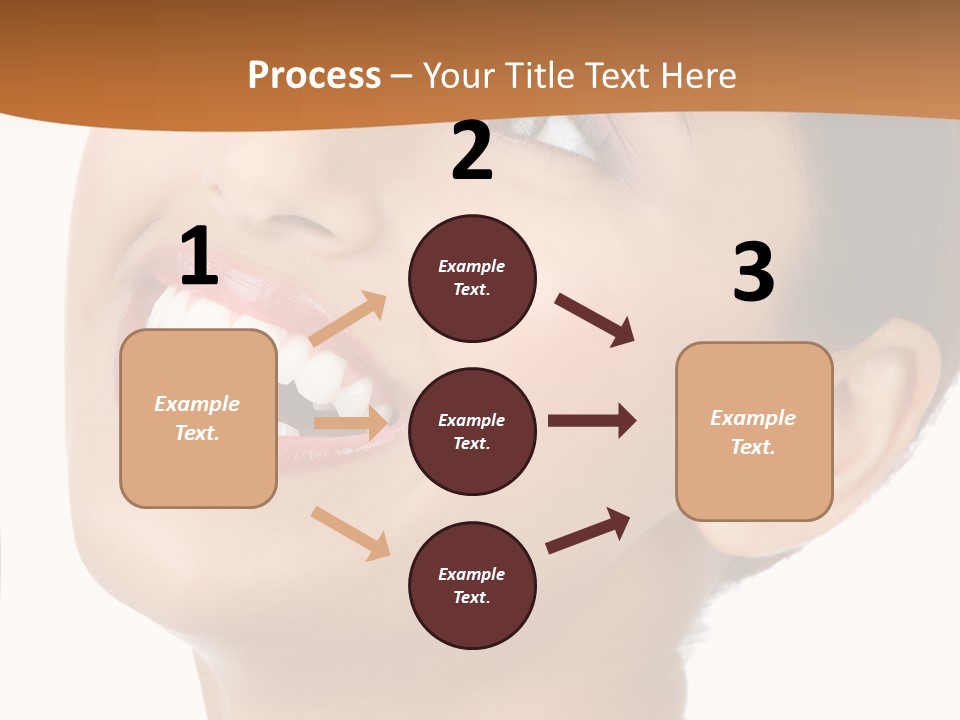 Skincare Isolated Lips PowerPoint Template