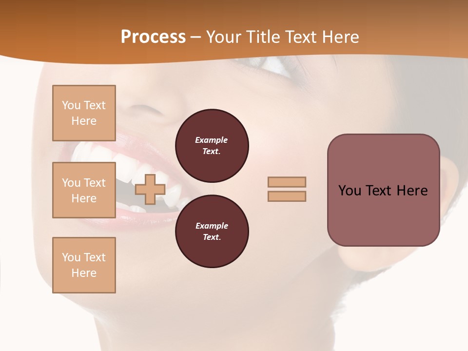 Skincare Isolated Lips PowerPoint Template
