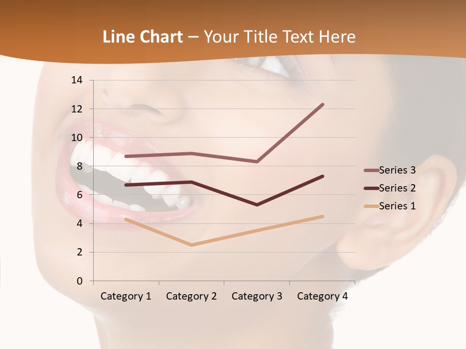 Skincare Isolated Lips PowerPoint Template
