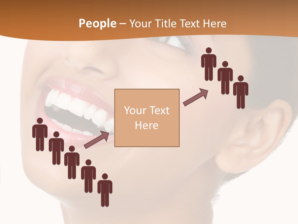 Skincare Isolated Lips PowerPoint Template