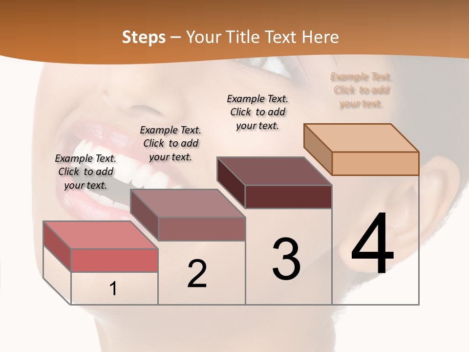 Skincare Isolated Lips PowerPoint Template