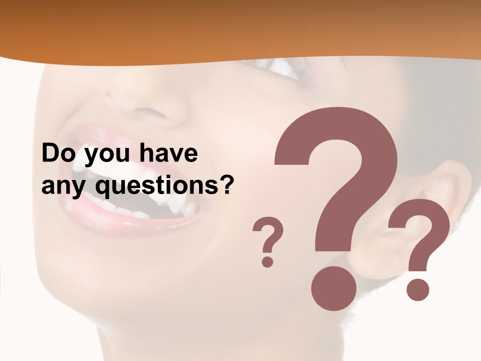 Skincare Isolated Lips PowerPoint Template