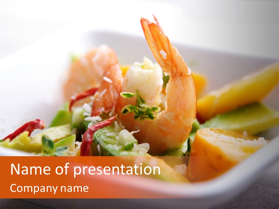 Coconut Cuisine Occasion PowerPoint Template