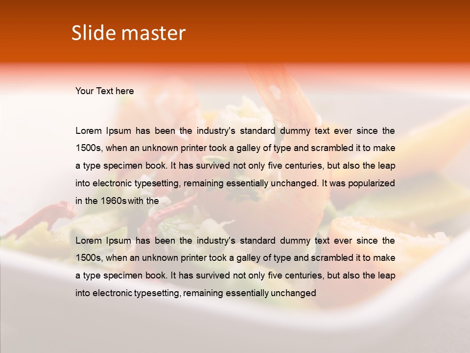 Coconut Cuisine Occasion PowerPoint Template