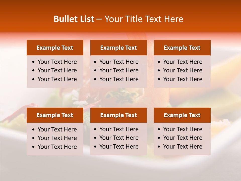 Coconut Cuisine Occasion PowerPoint Template