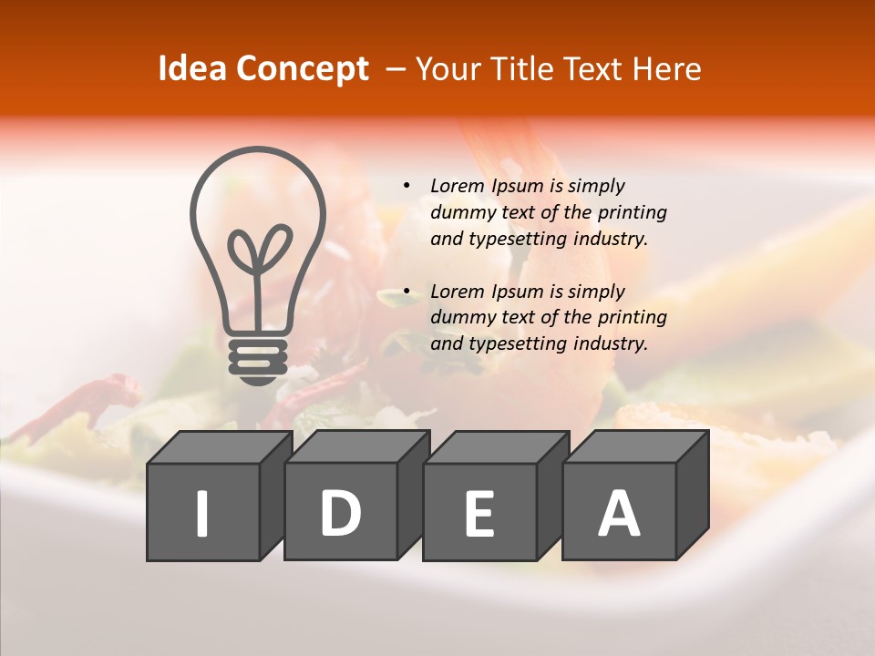 Coconut Cuisine Occasion PowerPoint Template