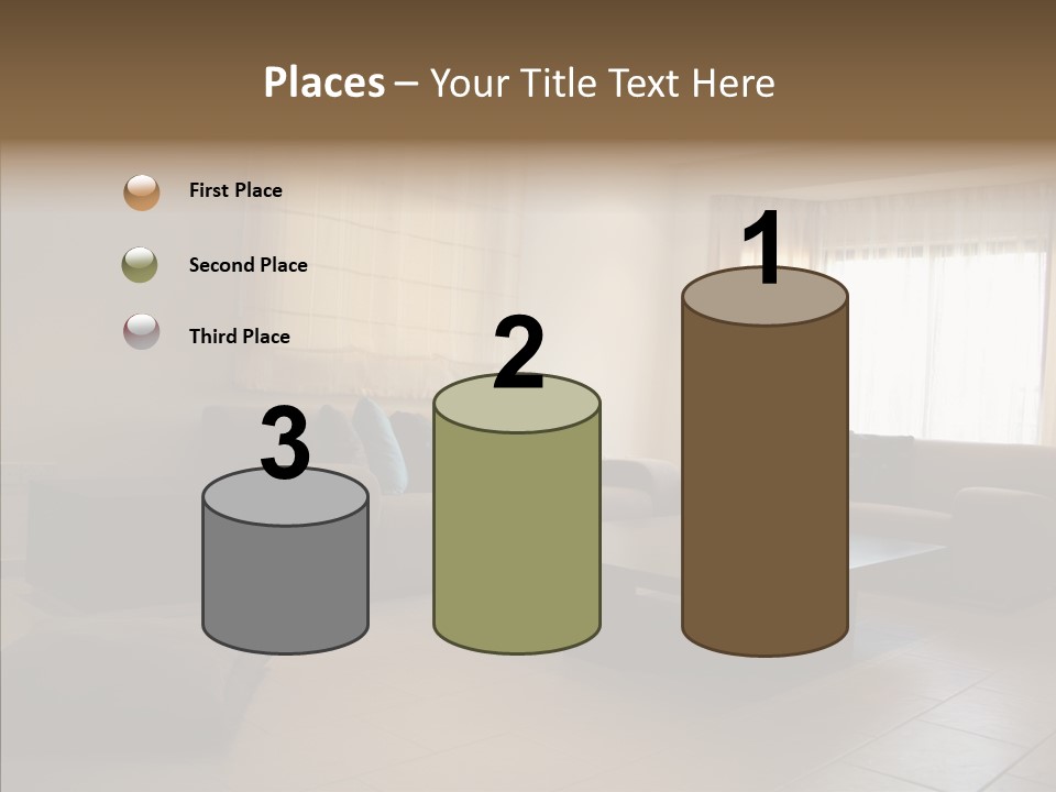 Couch Comfortable Relax PowerPoint Template