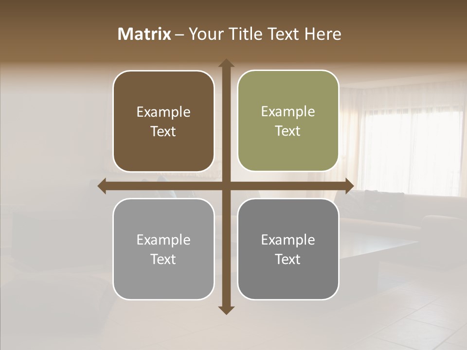 Couch Comfortable Relax PowerPoint Template