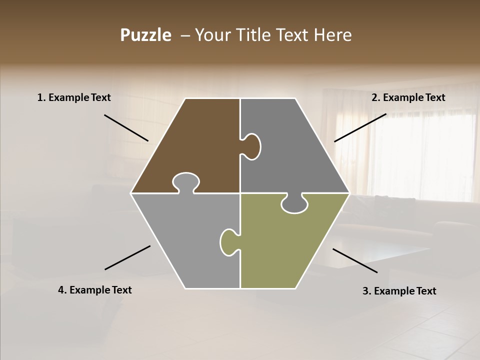Couch Comfortable Relax PowerPoint Template