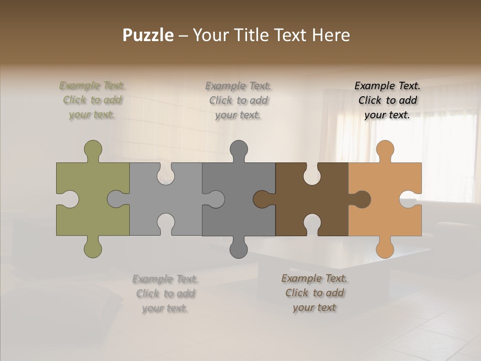 Couch Comfortable Relax PowerPoint Template