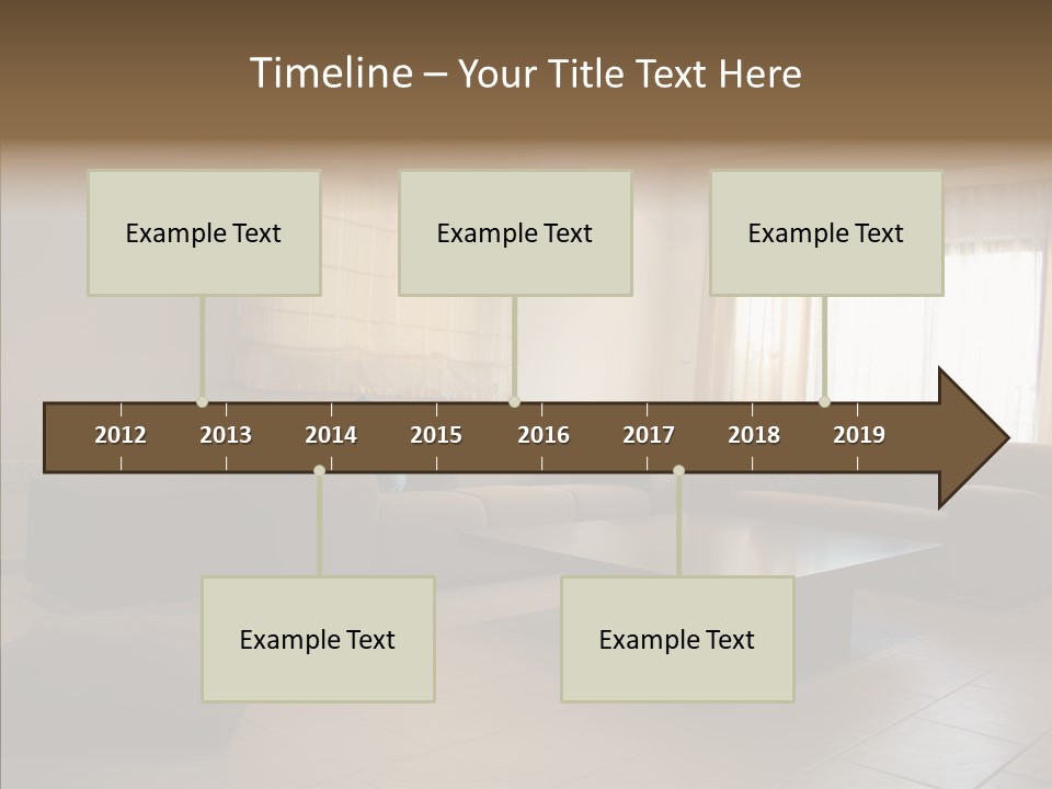 Couch Comfortable Relax PowerPoint Template