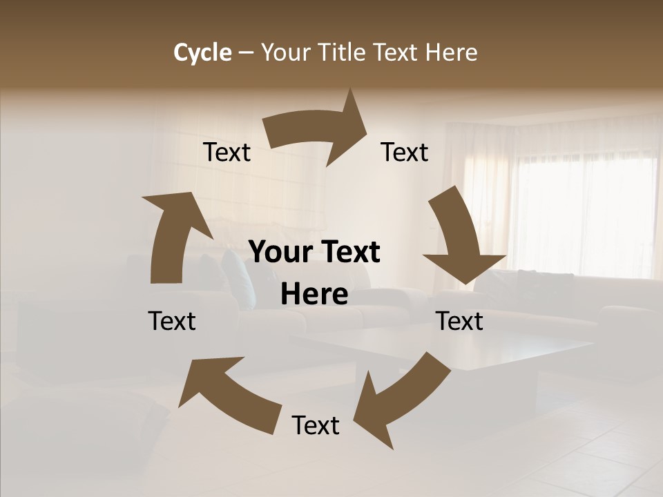 Couch Comfortable Relax PowerPoint Template