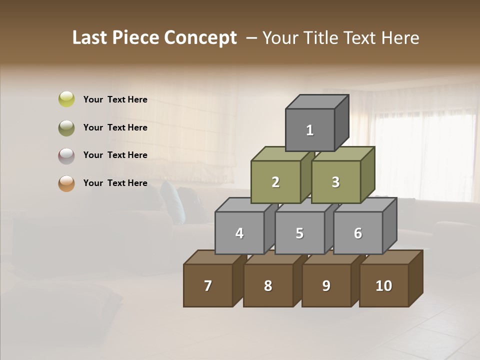 Couch Comfortable Relax PowerPoint Template